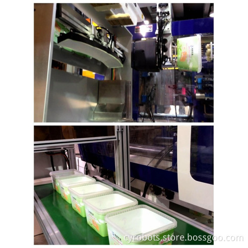 3D Cup In Mold Labeling Machine for Injection Molding IML System
